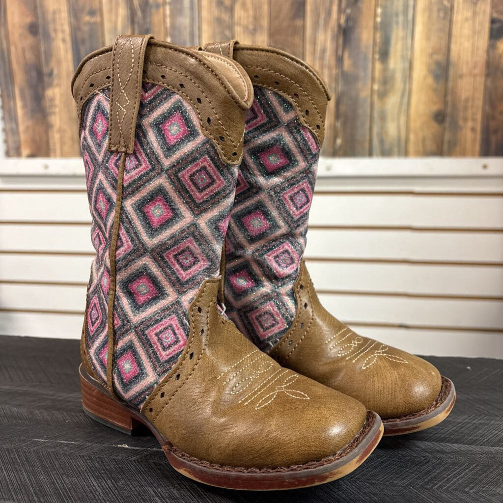 Roper Cowgirl Boots, Toddler Girls 9