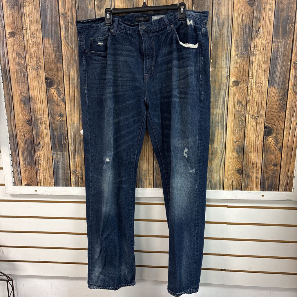 Aeropostale Straight Jeans, Mens 40x32