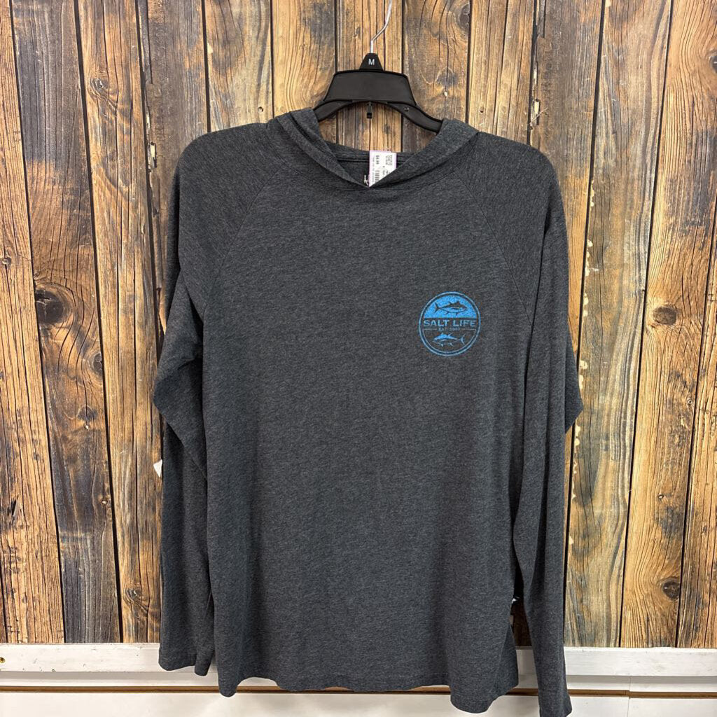 Salt Life Hooded Shirt, Mens S
