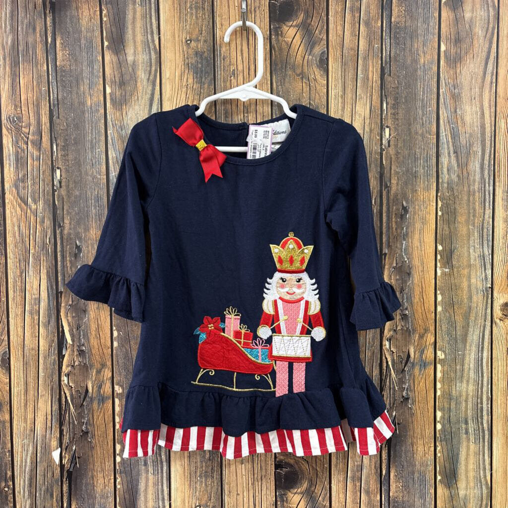 Rare Editions Nutcracker Top, Girl's 4T