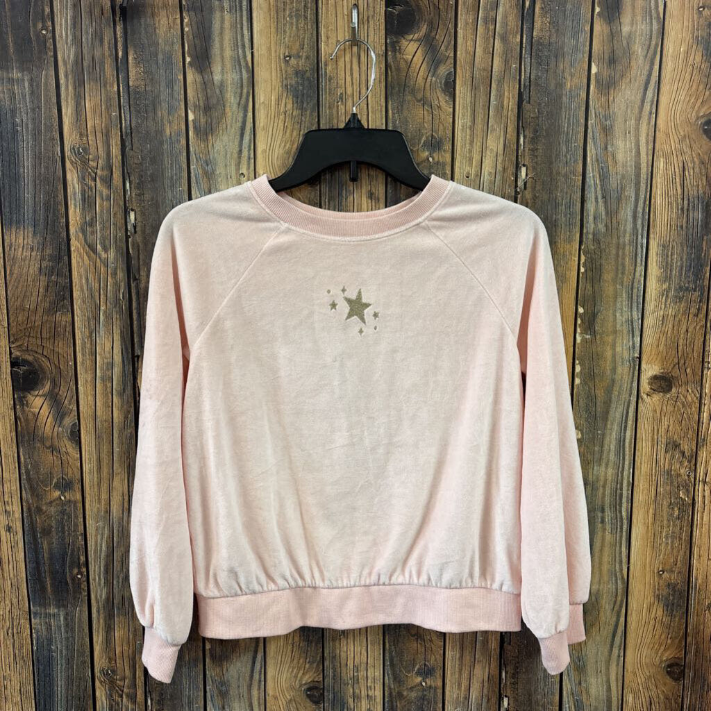 NWT Cat & Jack Pink Star Sweater, Girls 10/12