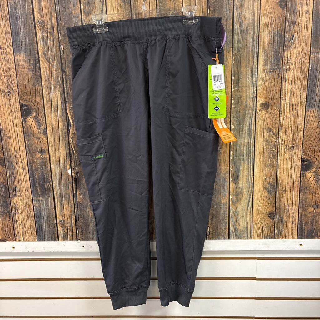 NWT Landau Gray Scrub Pants, Women's PL