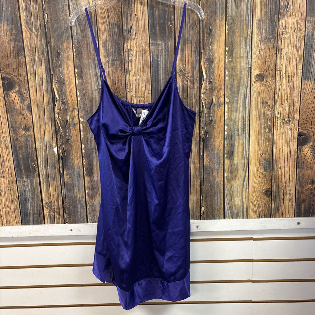 Victorias Secret Purple Silky Gown, Womens L