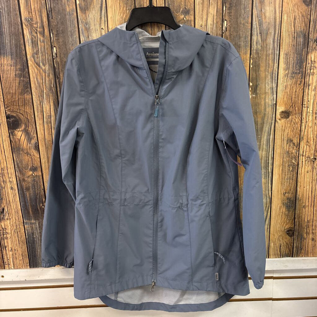 Avalanche Grey Rain Jacket, Womens M