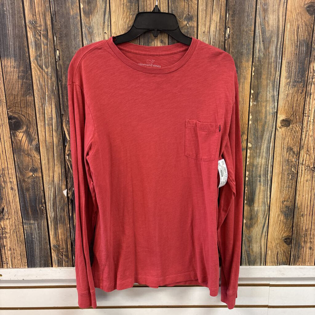 Vineyard Vines Red Pocket Top, Womens S