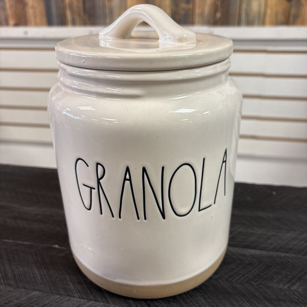 Rae Dunn Granola Jar - NO SHIP - 8x6