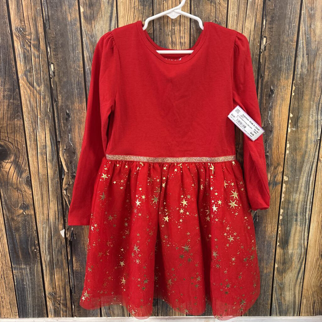 Red/Gold Dress, Girls 6/6X