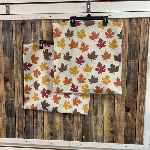 2 Leaf Pillow Covers - 19 IN