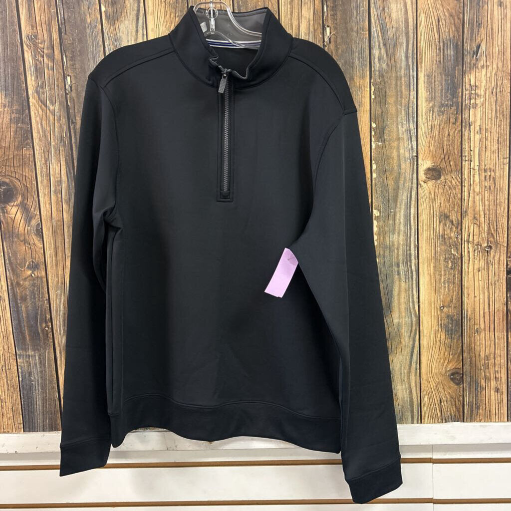 Buttery Soft Black Pullover, Mens M