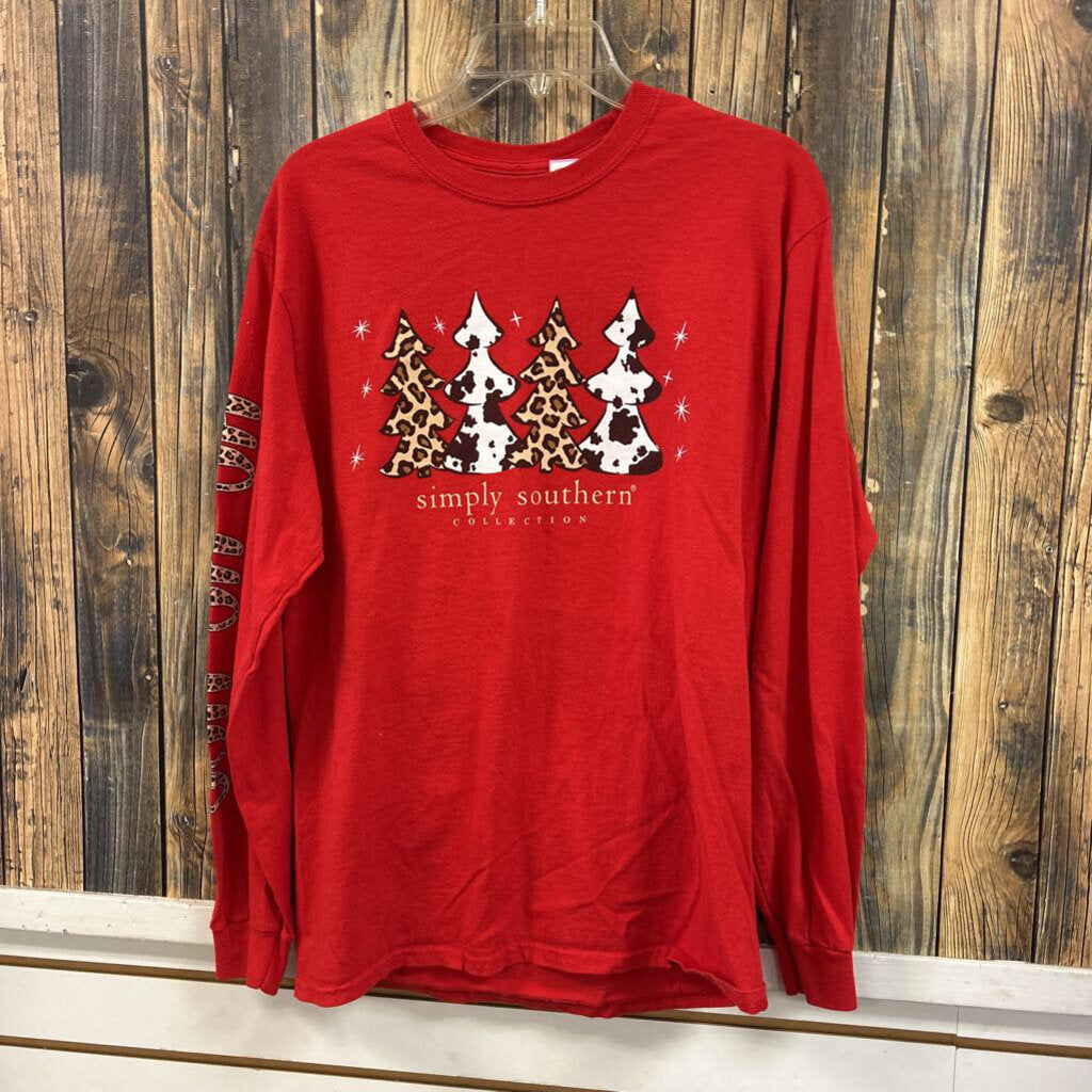 Simply Southern Believe Top Women's Size M