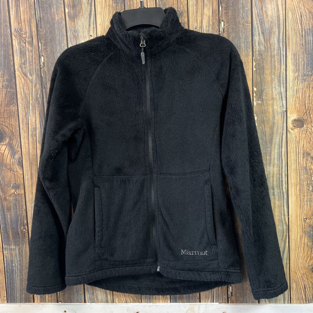 Marmot Black Fuzzy Jacket Women's Size S