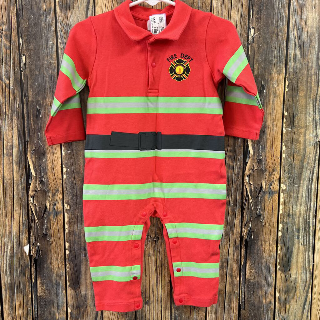 Fire Department Romper, Boys 9-12M