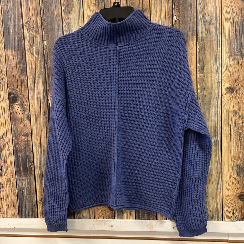 Sonoma Blue Quilted Sweater, Womens S