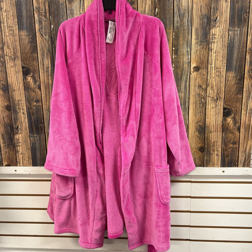 Victorias Secret Pink Plush Robe, Womens M/L