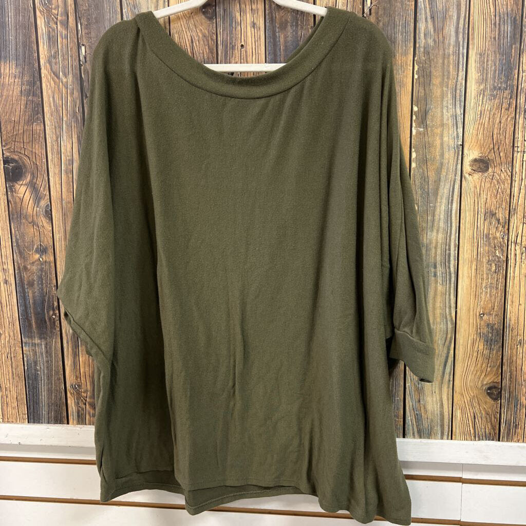 Andree Sage Top, Womens 2X