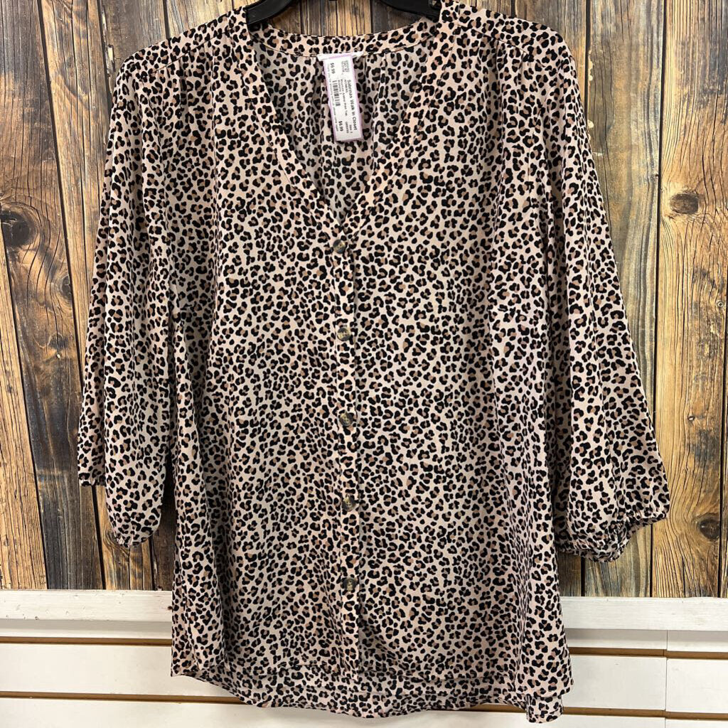 Maurices Animal Print Top, Womens 2