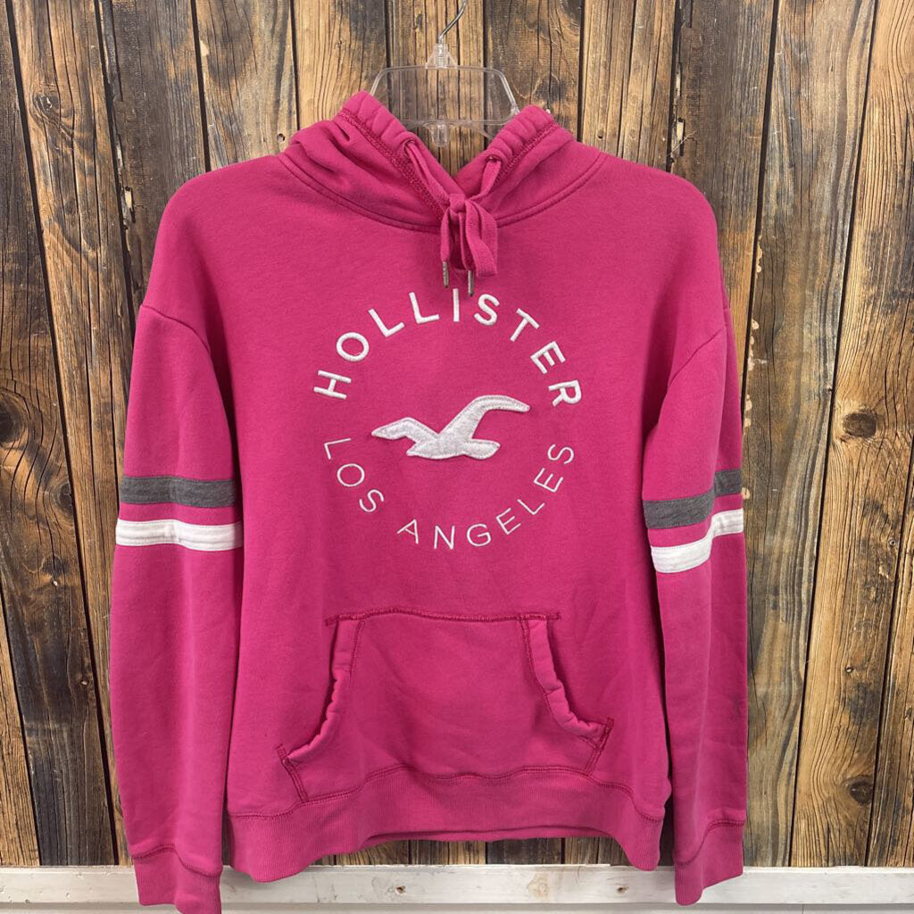 Hollister Pink Hoodie, Mens S