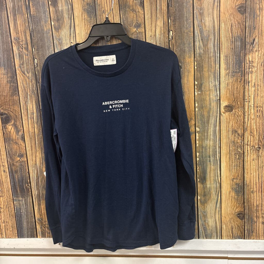 Abercrombie & Fitch Navy Top, Womens XS