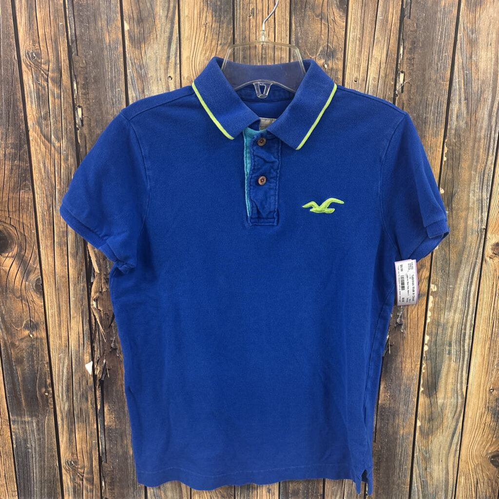 Hollister Blue Polo, Mens S