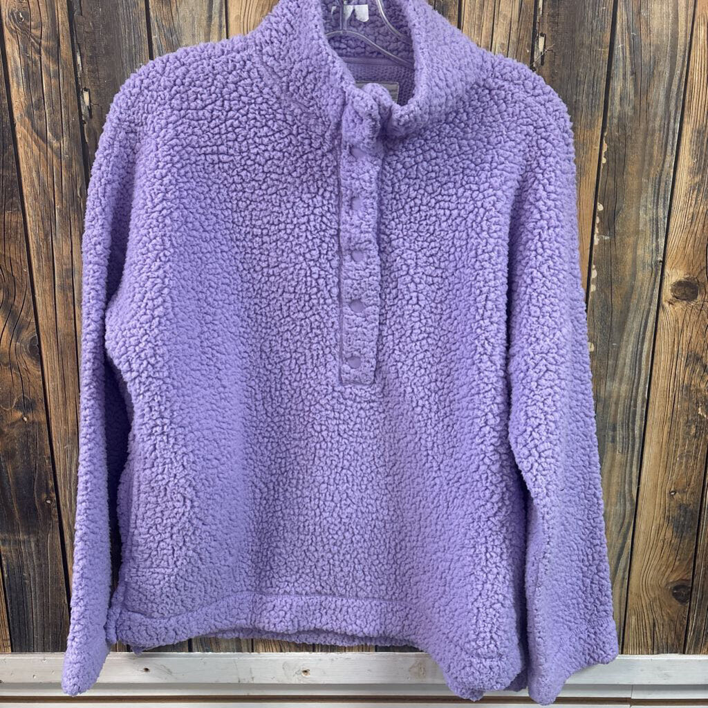Aerie Purple Pullover, Womens XS