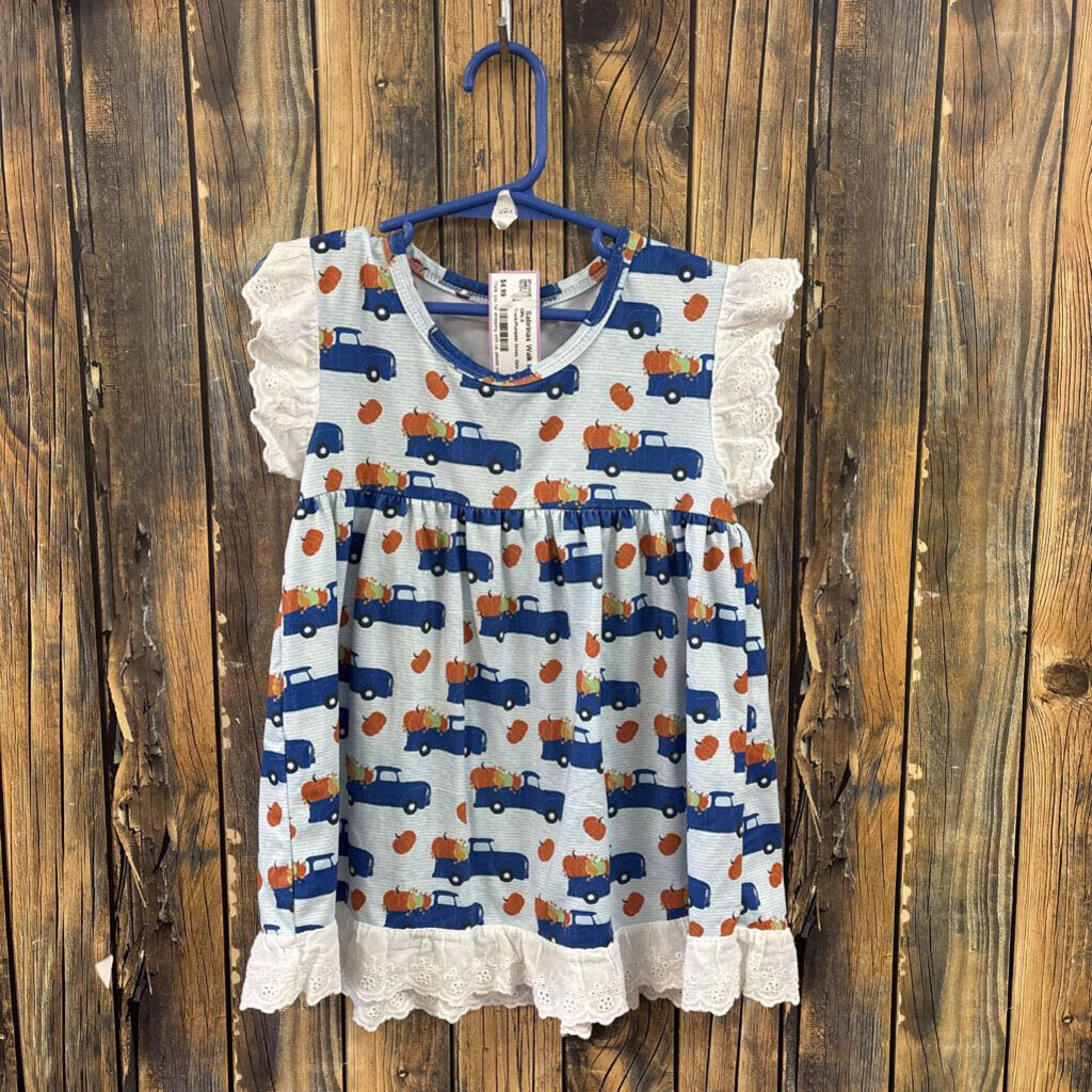 Truck/Pumpkin Dress, Girls 4T