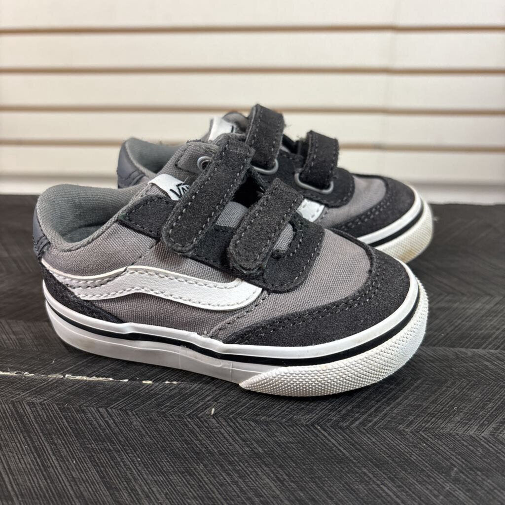 Vans Grey Shoes, Kids 4.5C