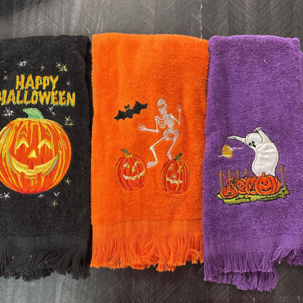 3 PC Halloween Towel Set
