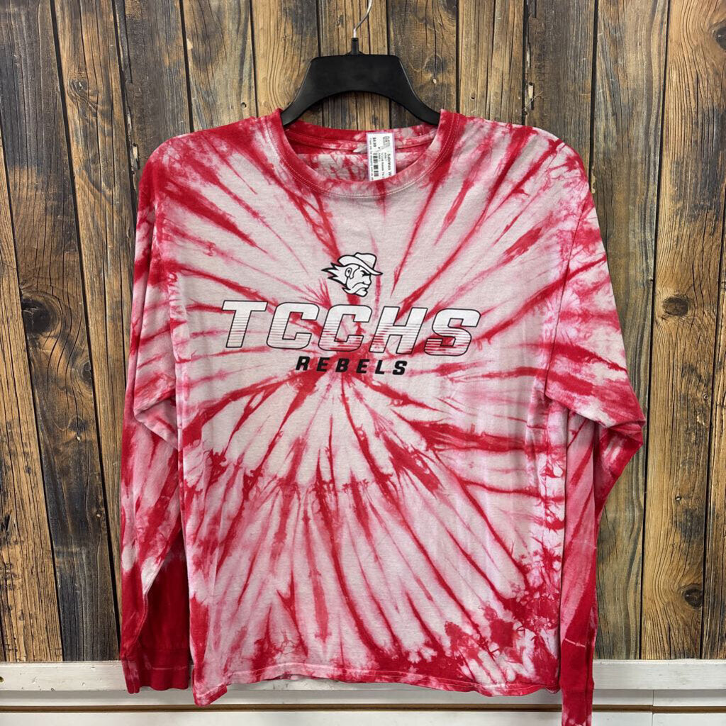 TCCHS Rebels Tie Dye Shirt, Adult L