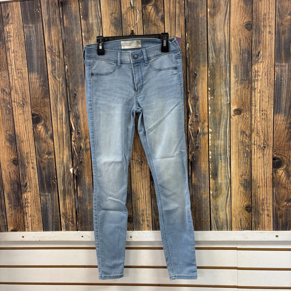 Abercrombie & Fitch Jean Leggings, Womens 2S