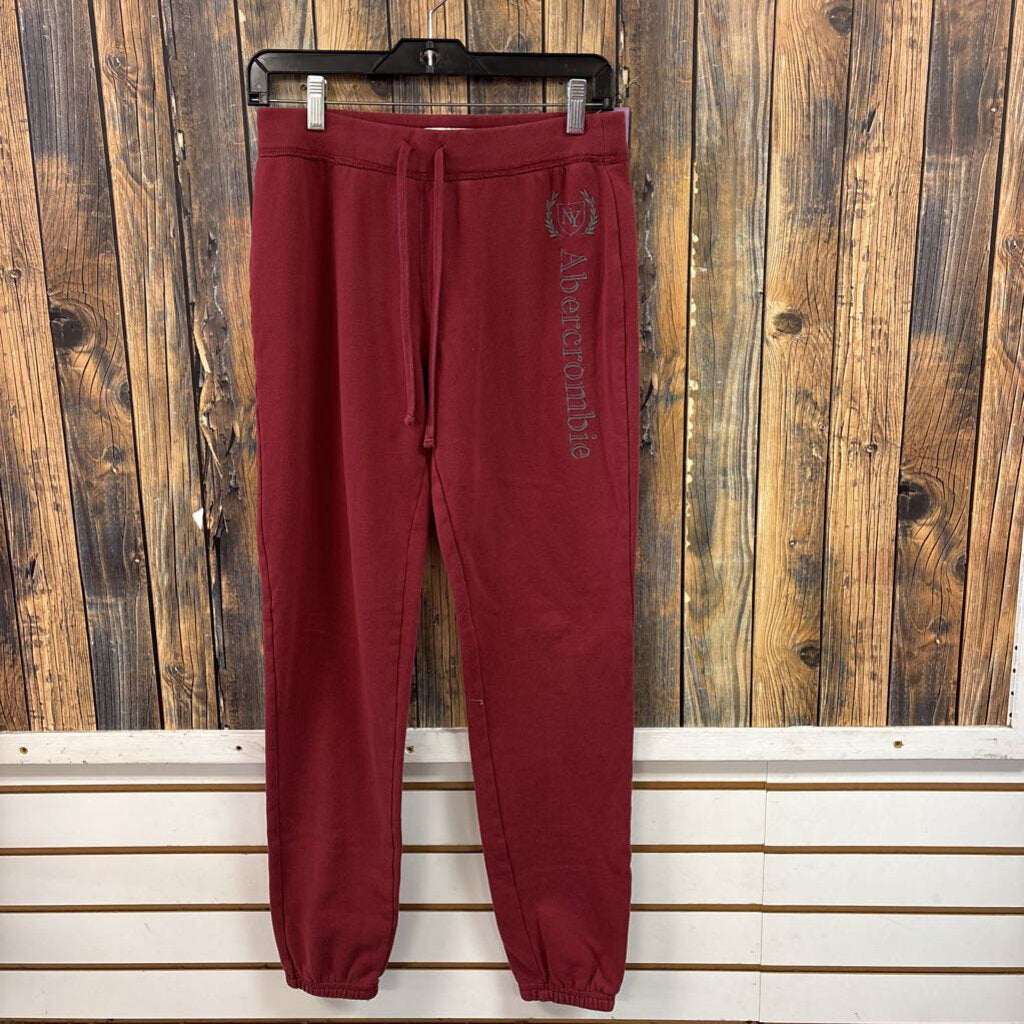 A&F Red Sweatpants, Men's XS (2)
