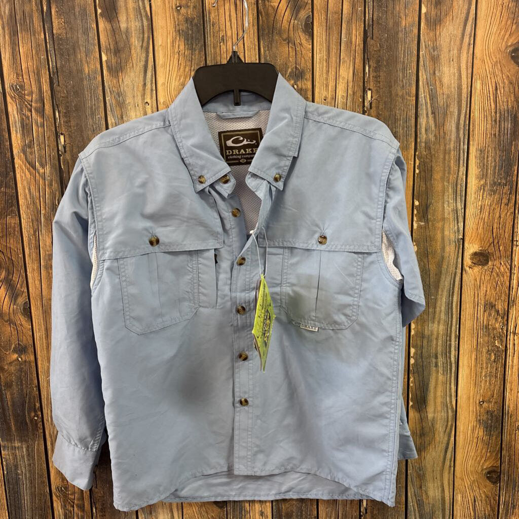 NWT Drake Button Up, Boy's 12